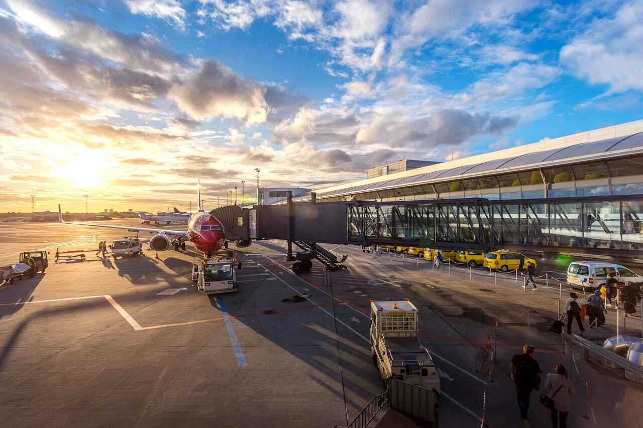 Photo d'un aéroport